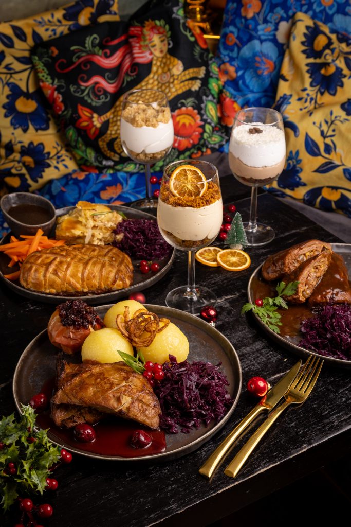 Doppelt so leckeres veganes
Festtagsmenü